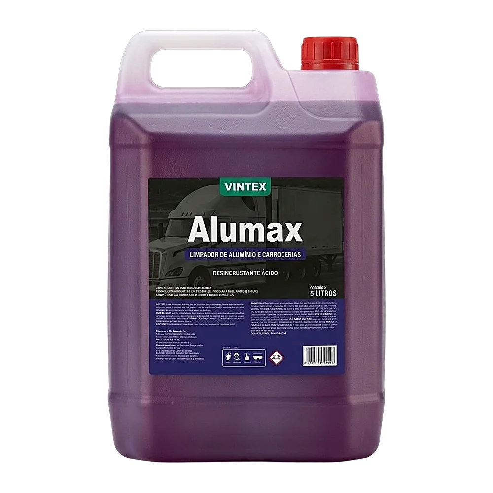 Vintex Alumax — Asit Bazlı Alüminyum ve Şasi Temizleyici, 5 Litre